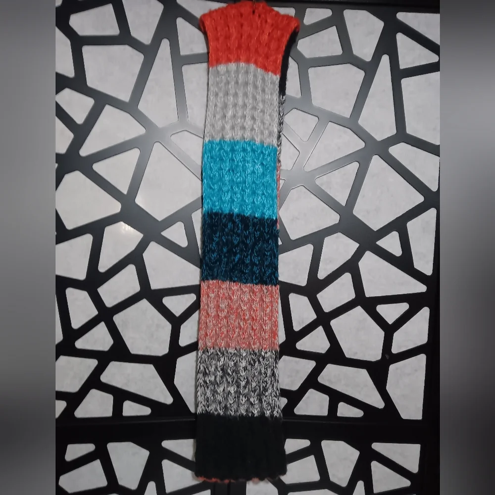 Andes Gifts - Colorblock Alpaca Infinity Scarf - OS